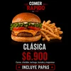 COMER RAPIDO _ CLASICA +PAPAS FRITAS