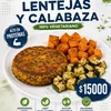 MEDALLON LENTEJAS CALABAZA