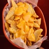 Papas con cheddar