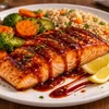 SALMON ROSADO A LA BARBACOA