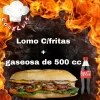 Lomo de ternera+ Gaseosa 500 cc