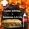 Lomo de ternera + Gaseosa de 1,5 Lts